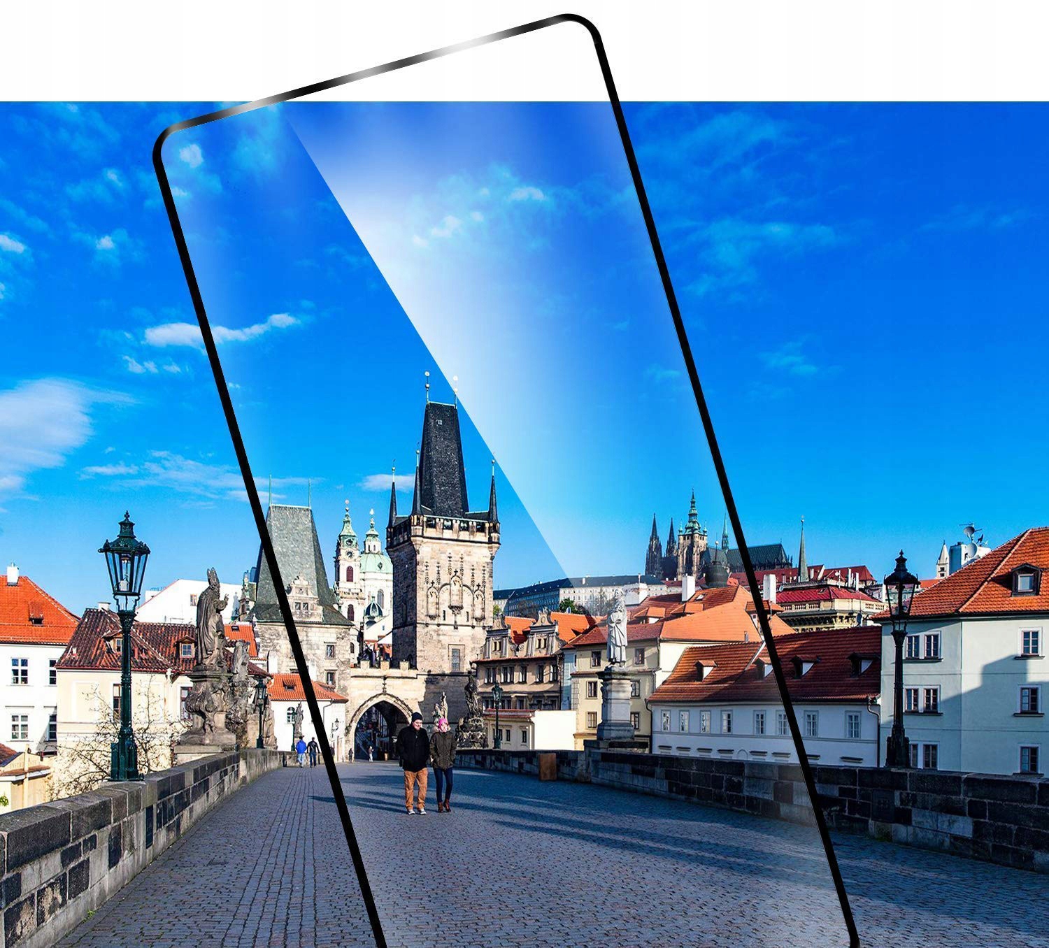 Szkło Hartowane Pełne z Ramką do Realme 8 5G Przeznaczenie Realme