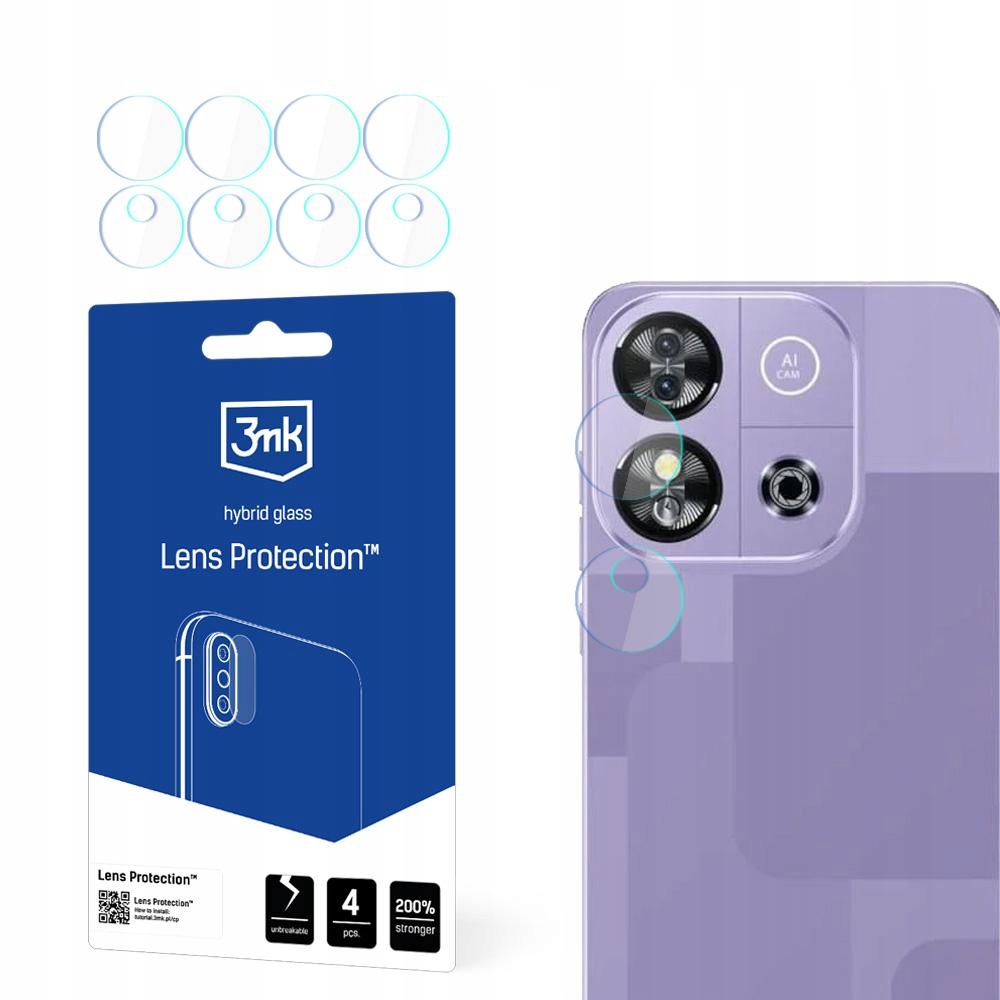 OUKITEL C57 PRO - Szkło ochronne 3MK Lens Protection dla Twojego aparatu