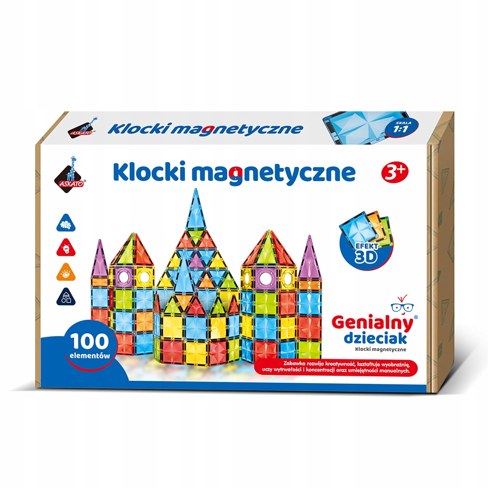 Zestaw 100 elementów – Niezliczone możliwości budowania