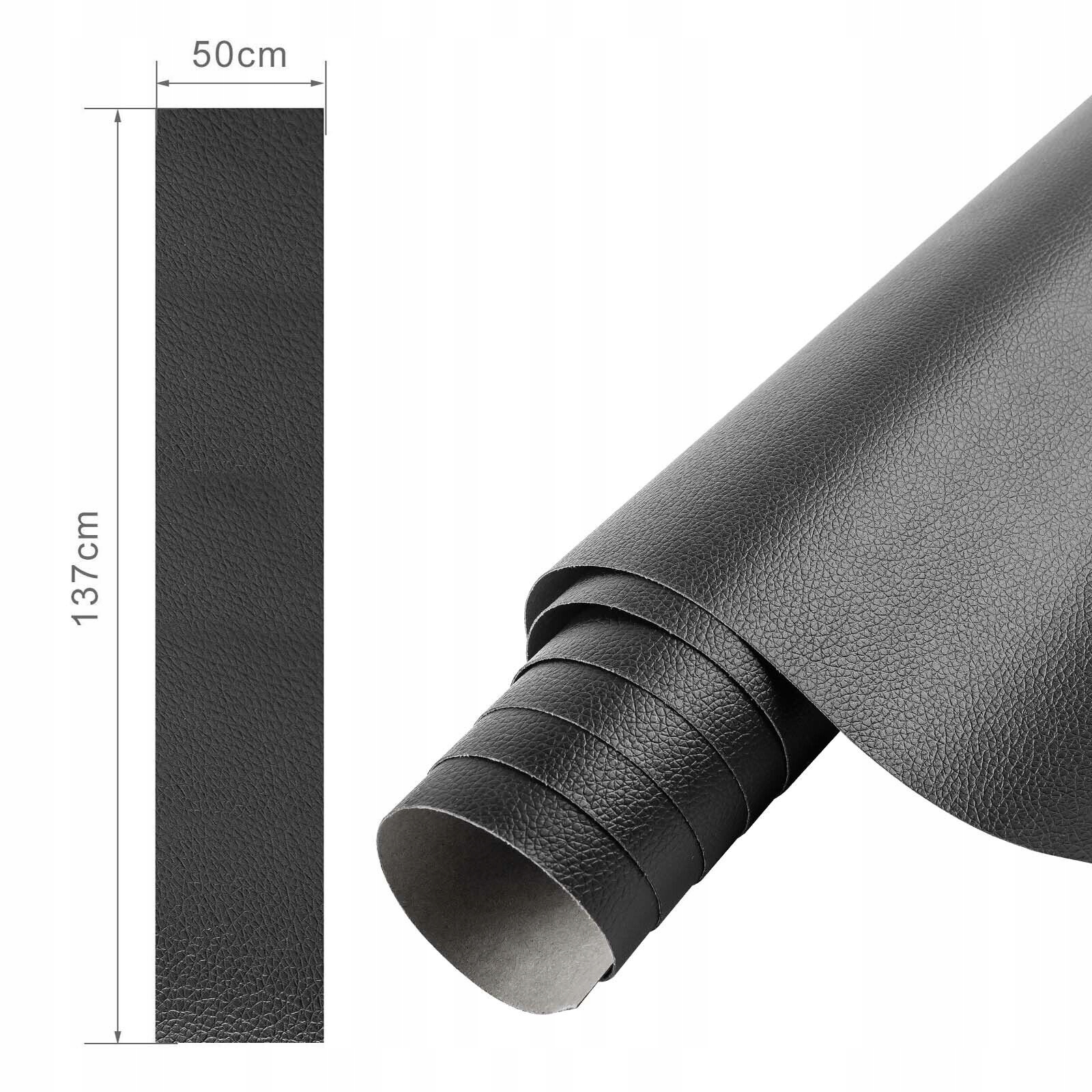 Heckermann Samoprzylepna łata skórzana 50x137cm czarna – Idealne rozwiązanie do naprawy