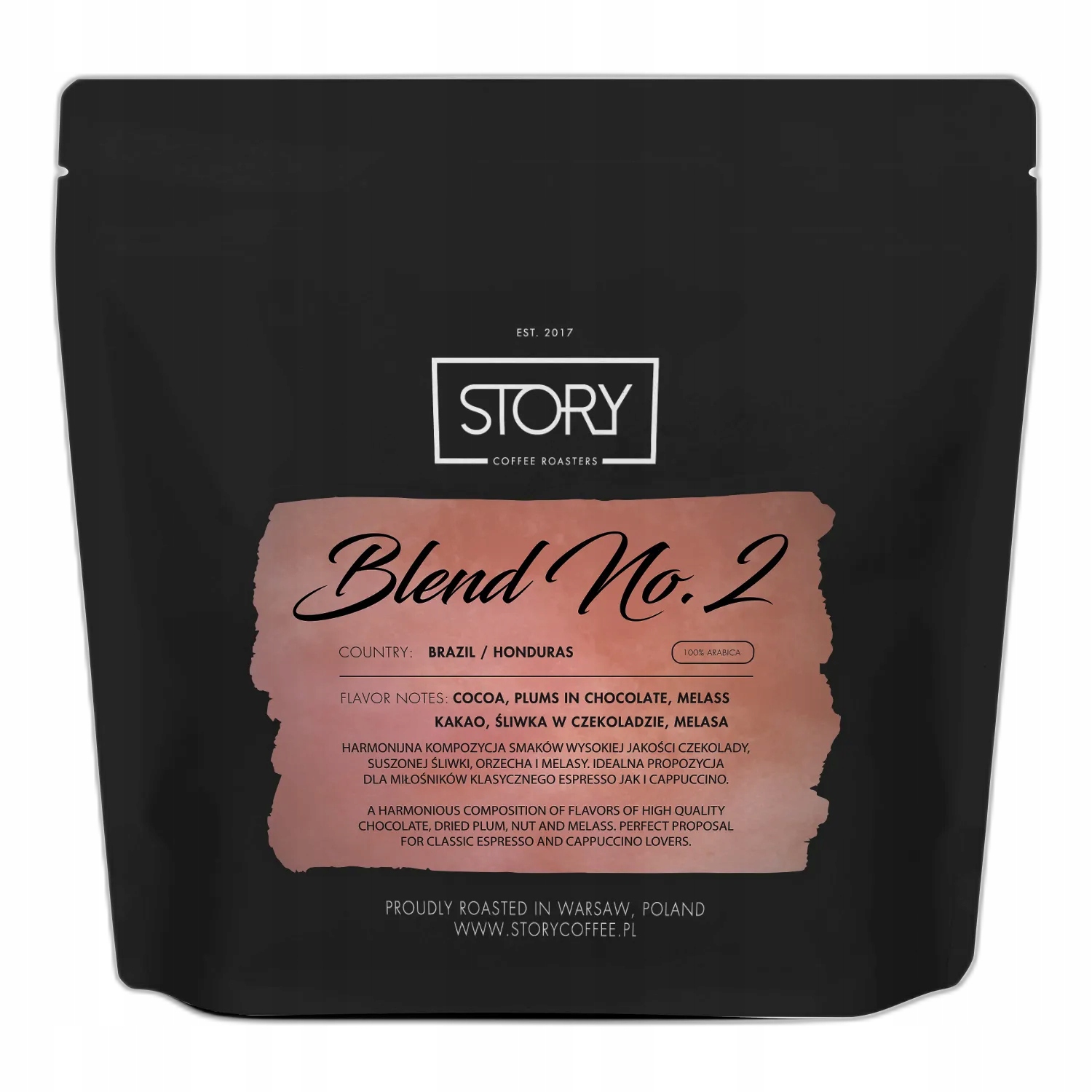 Kawa ziarnista Story Blend No.2 250g – Doskonały wybór dla miłośników kawy