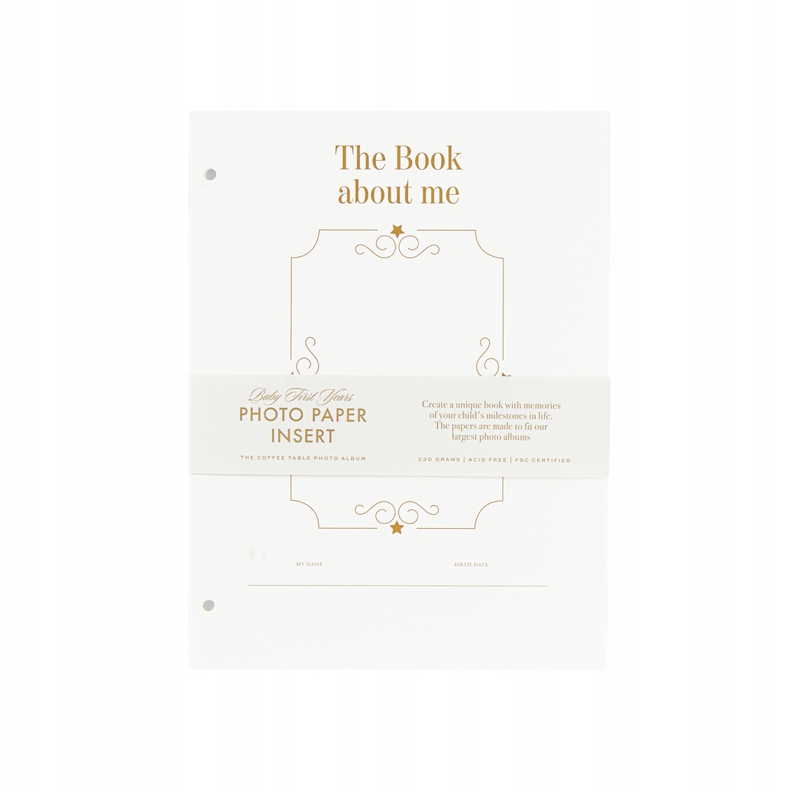 Printworks Refill Paper Baby Albums My First Year – Twórz niezapomniane wspomnienia