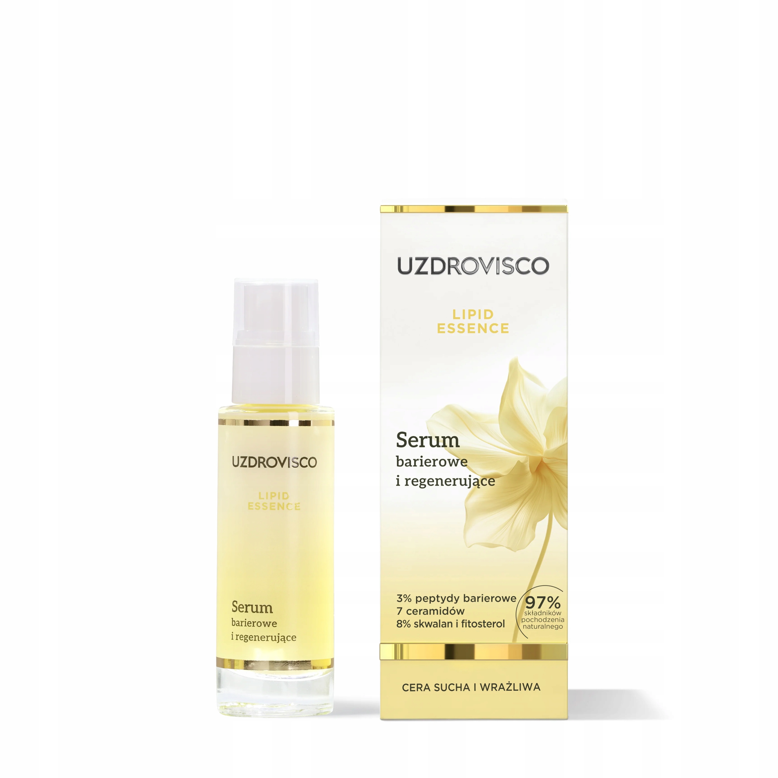 Uzdrovisco Lipid Essence Serum barierowe i regenerujące – Ochrona i regeneracja dla Twojej skóry