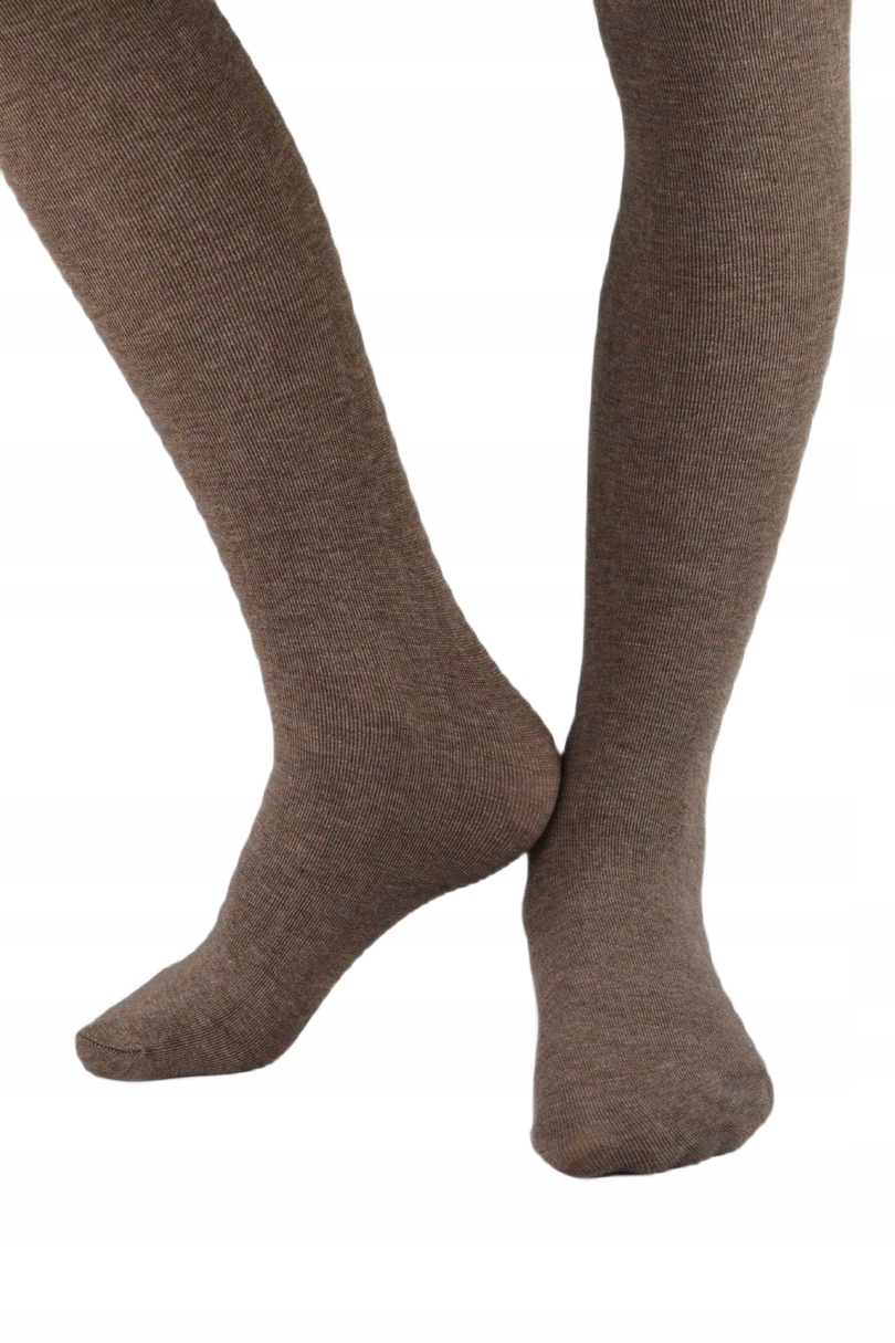 Rajstopy super soft brązowy melanż 140-146 cm – Komfort i styl dla Twojego dziecka