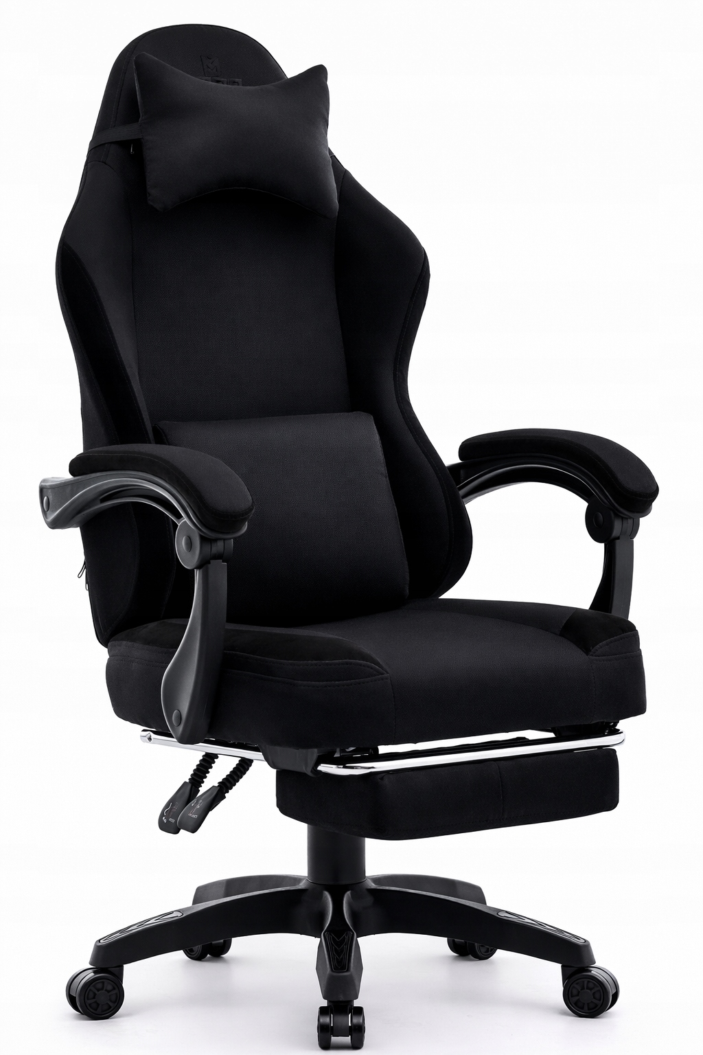 Fotel gamingowy IMBA STRIDER II – Komfort i styl w czarnym wydaniu