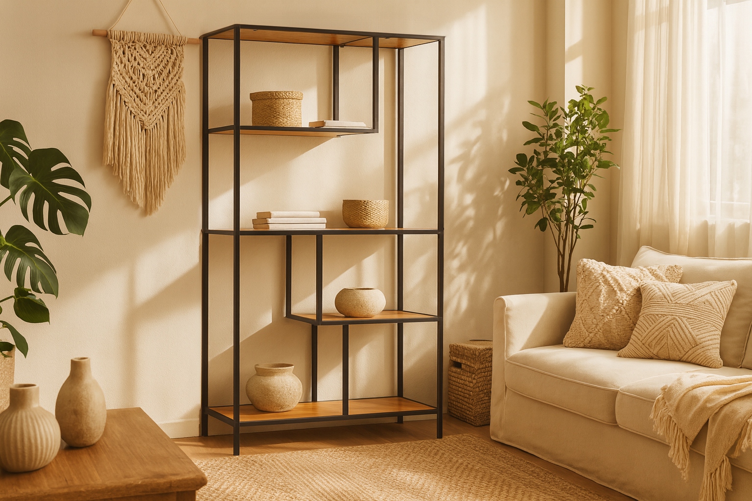 Praktyczne wykorzystanie przestrzeni – Idealny do salonu, biura i sypialni