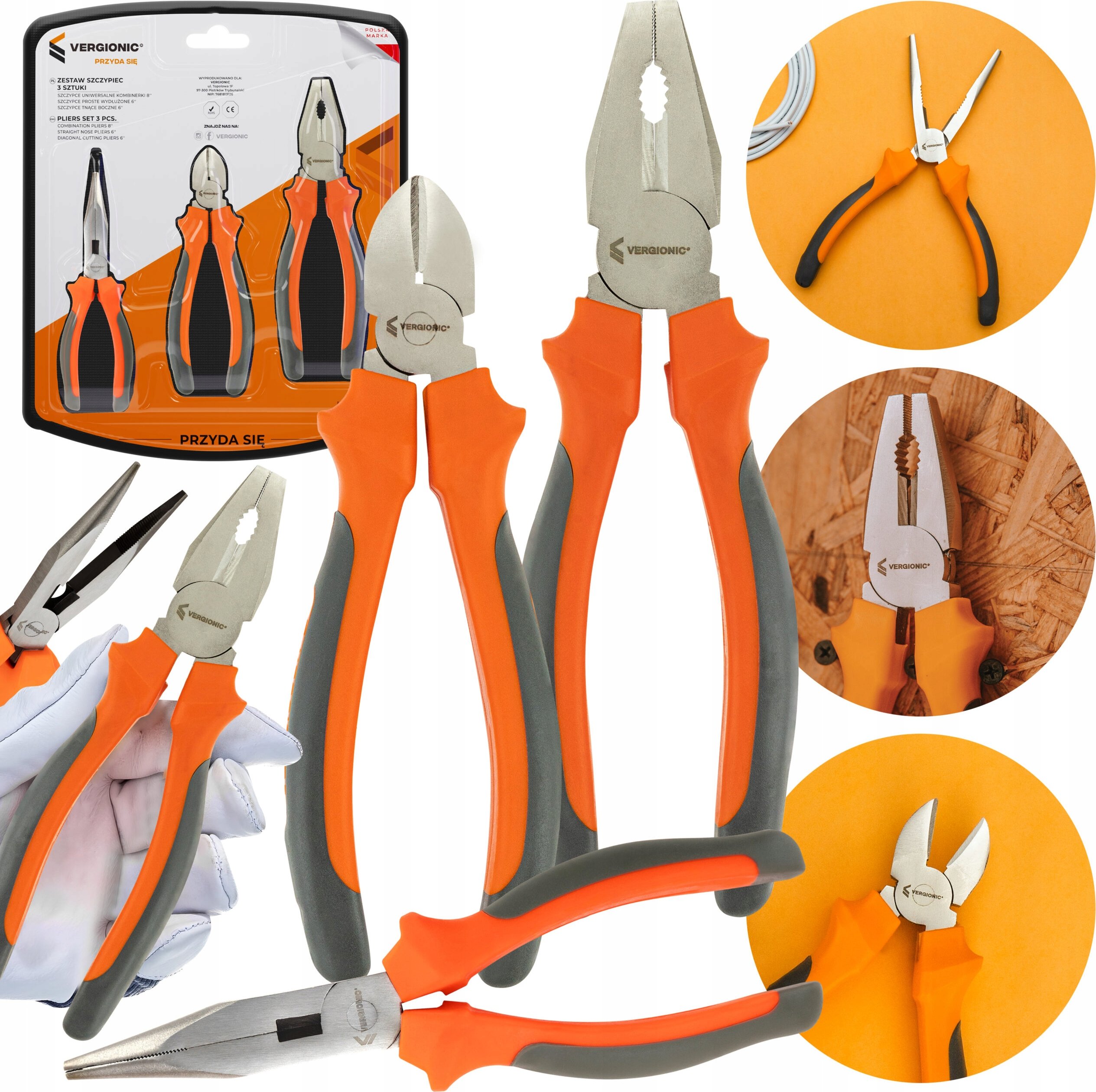 Zestaw szczypiec VERGIONIC – Niezbędne narzędzie w każdym warsztacie