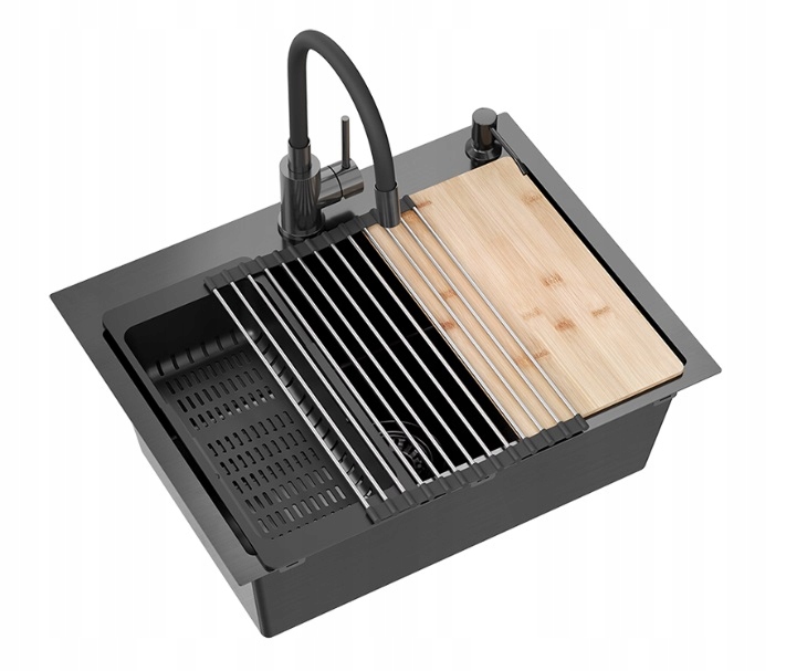 Zlewozmywak QUADRON LUKE 110 WORKSTATION – Elegancja i funkcjonalność w Twojej kuchni