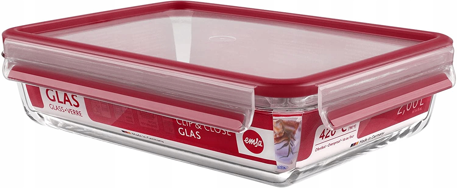 Estetyczny design – Przezroczysty i czerwony kolor