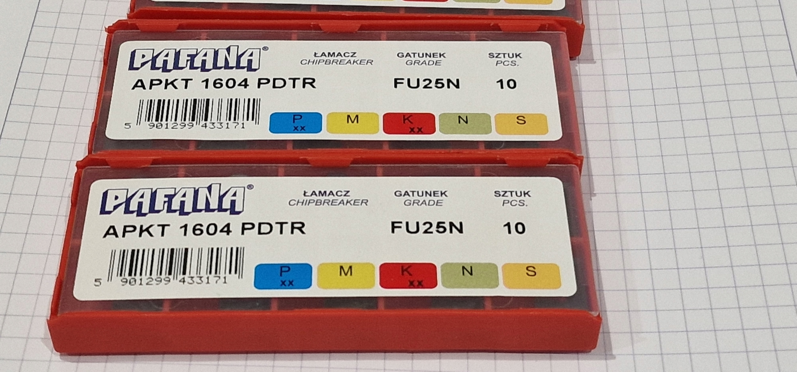 Płytka APKT 1604 PDTR FU25N – Nowość od Pafany