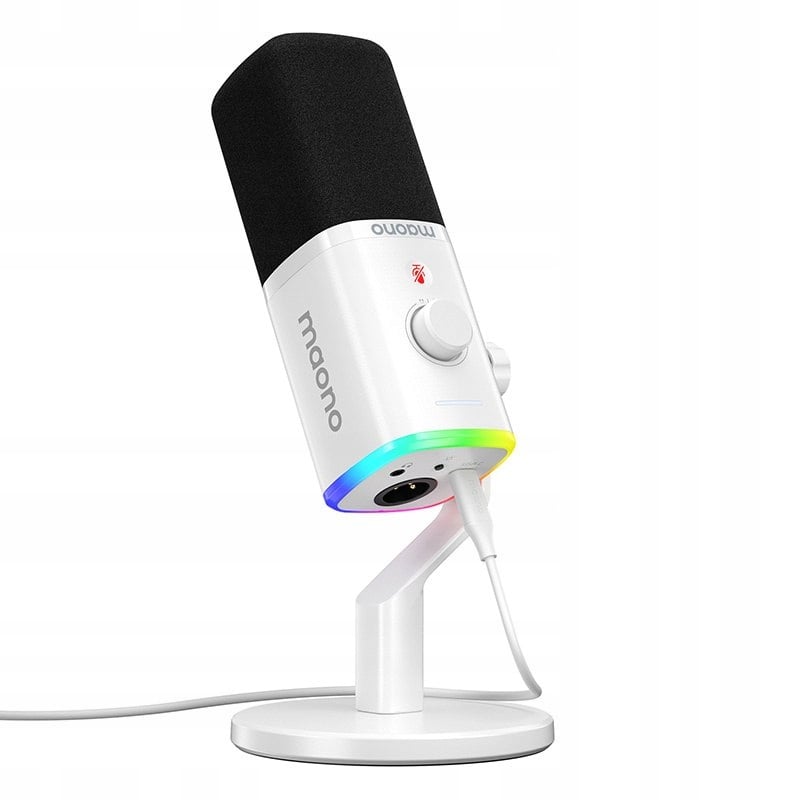 Dynamiczny mikrofon z podwójnym złączem XLR/USB