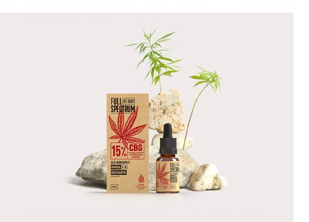Korzyści zdrowotne oleju konopnego 15%