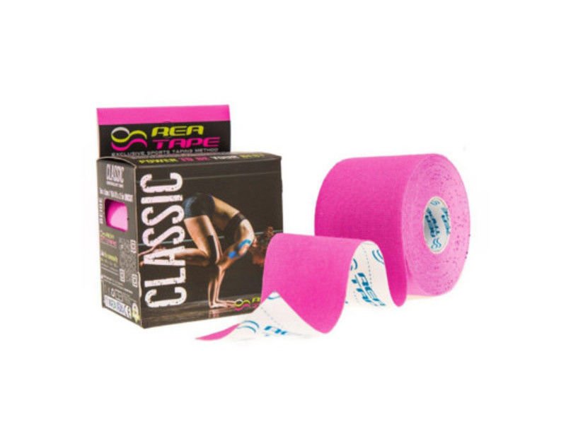 REA TAPE Classic (Różowy) – Elastyczna taśma do kinesiotapingu