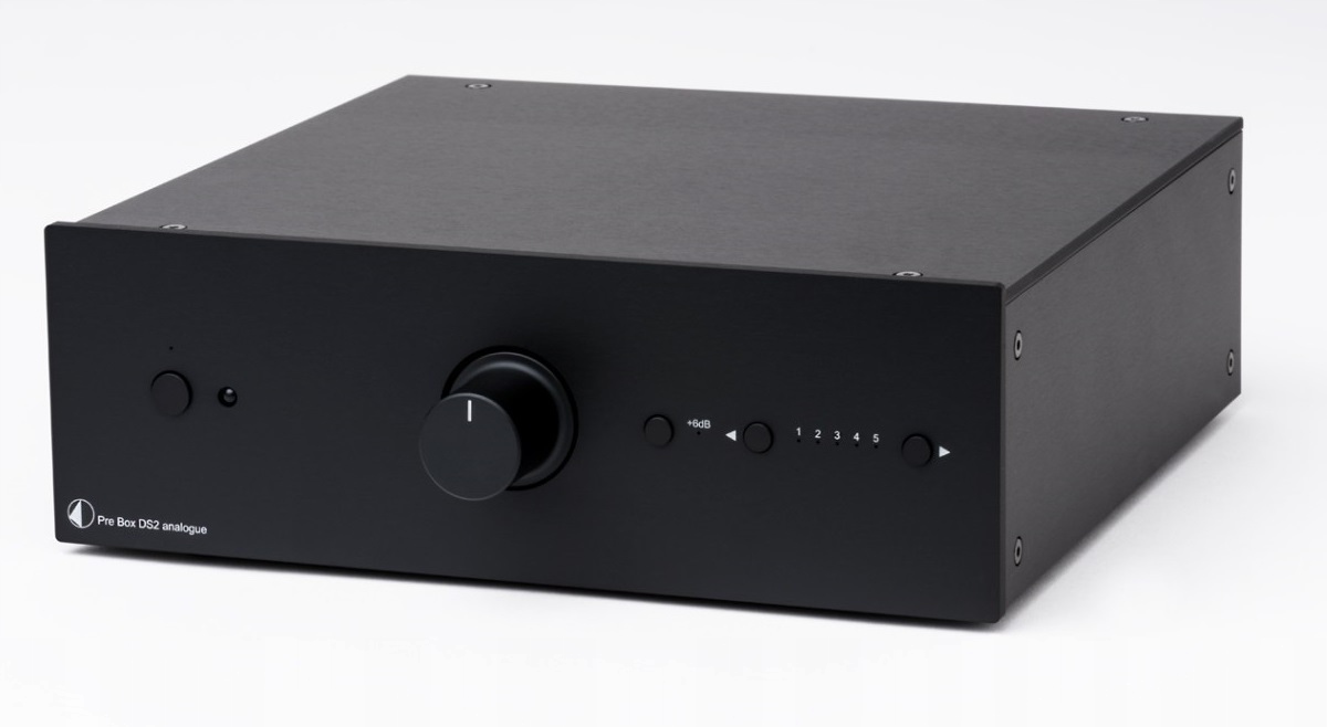 Pro-Ject Pre Box DS2 Analogue – Wyjątkowy przedwzmacniacz stereo w kolorze czarnym