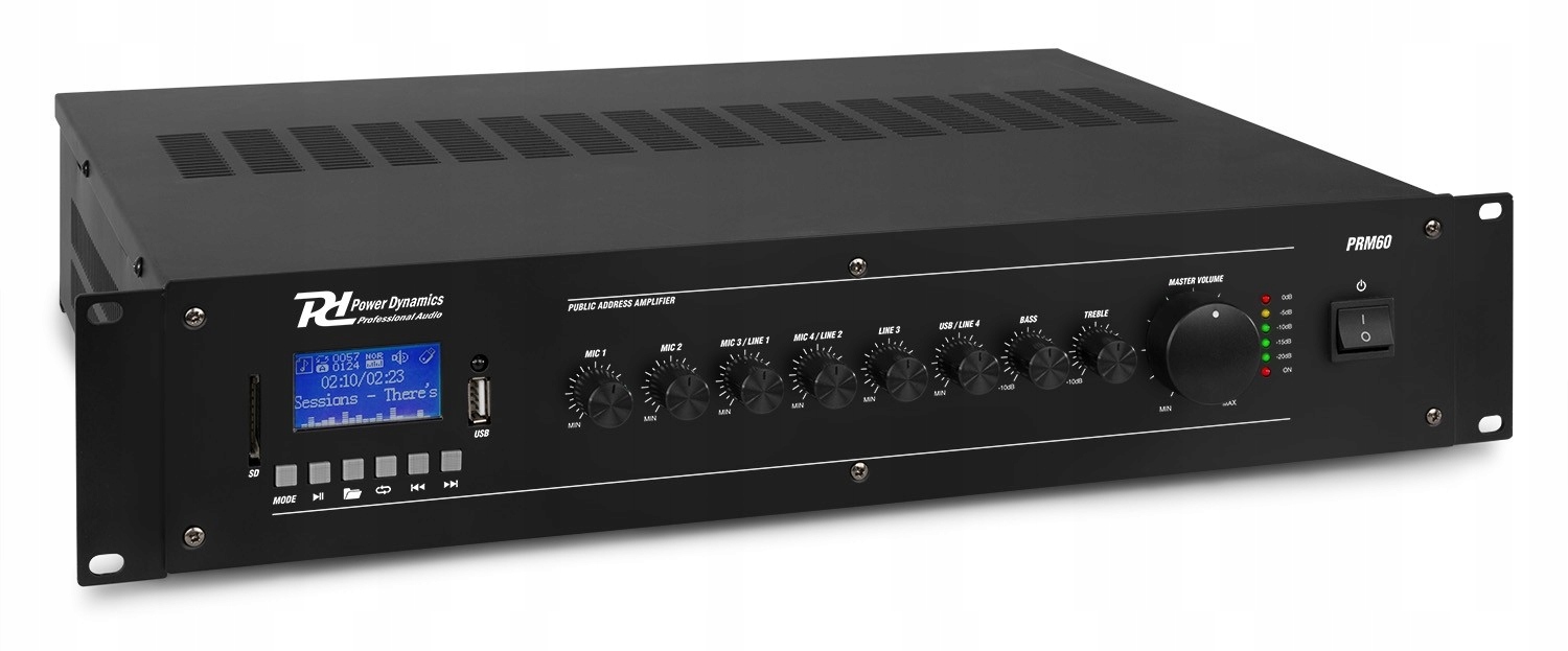 Wzmacniacz 100V 60W PRM60 Power Dynamics – Idealne rozwiązanie audio