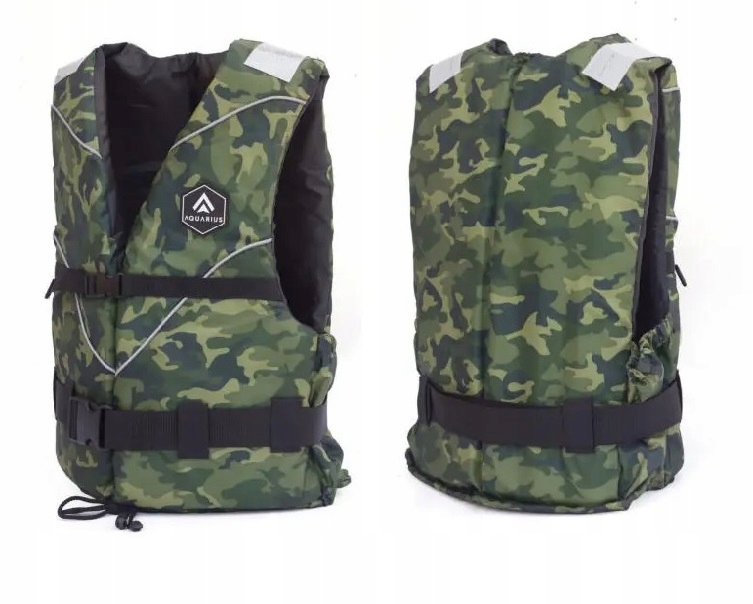 Kamizelka Asekuracyjna Standard Military Camo L/XL – Bezpieczeństwo na wodzie