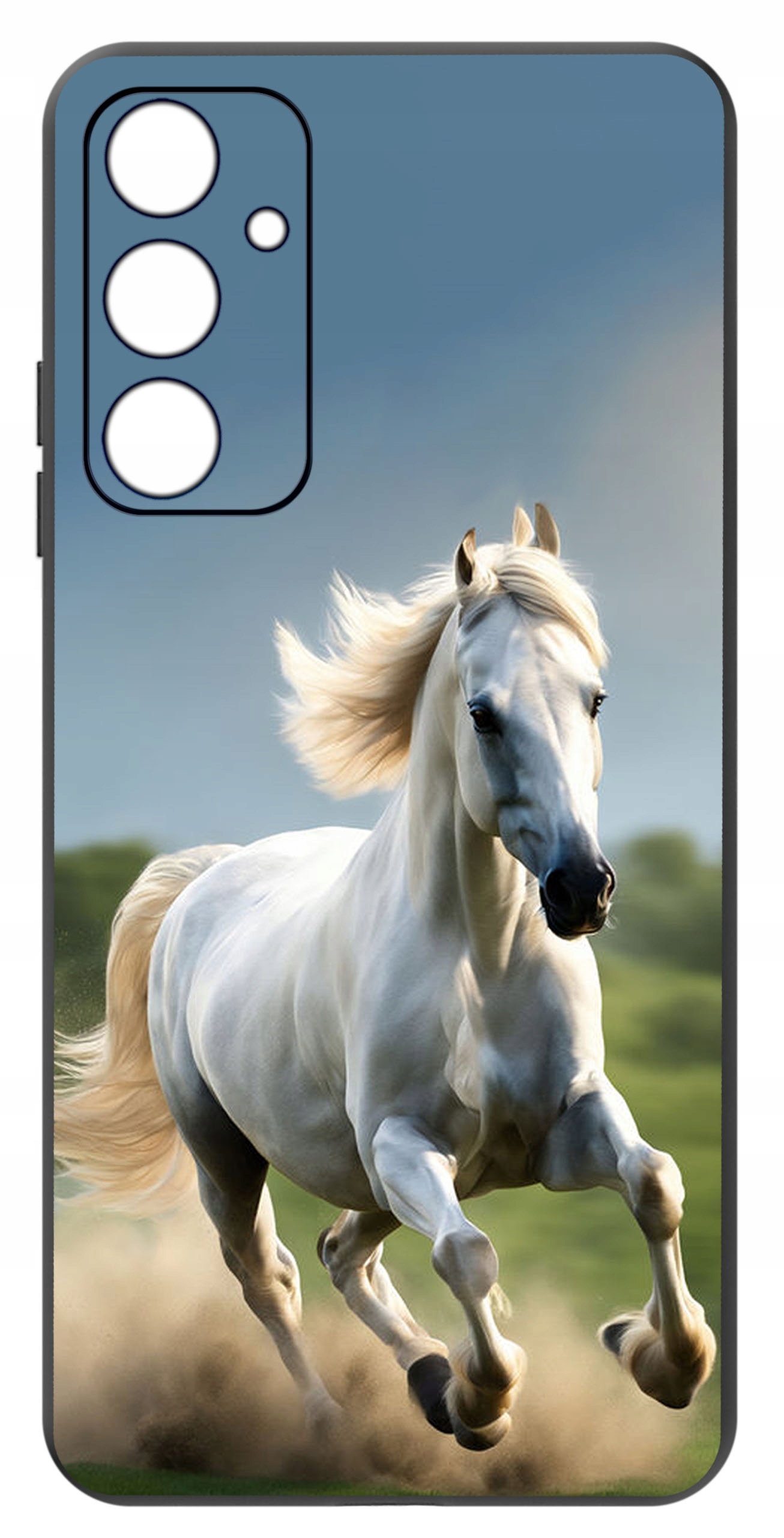 ETUI do Samsung Galaxy M23 5G WZORY | SILIKONOWE MATT CASE + SZKŁO HARTOWANE 9H