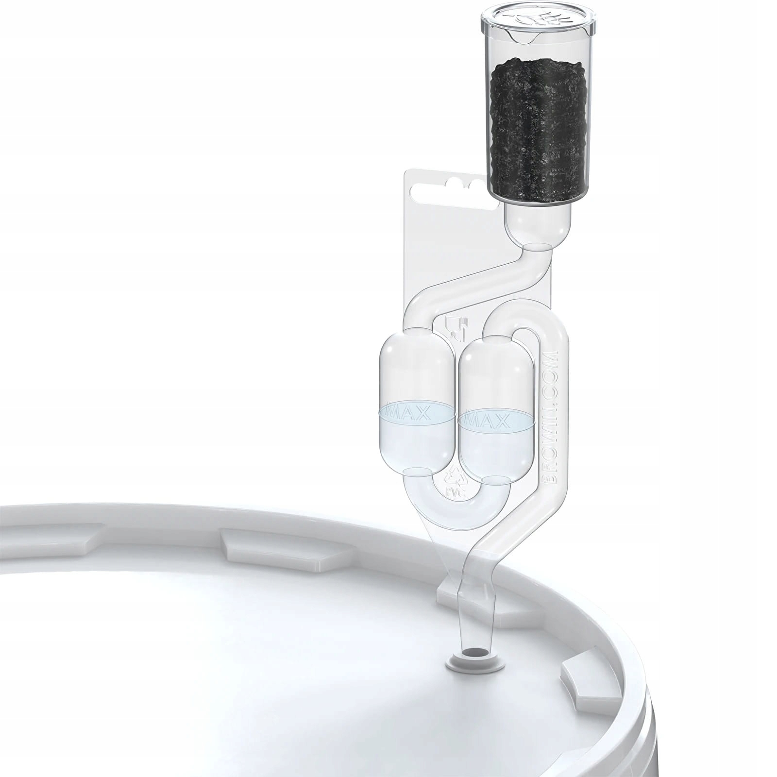 Łatwy montaż i użytkowanie rurki fermentacyjnej Maxi