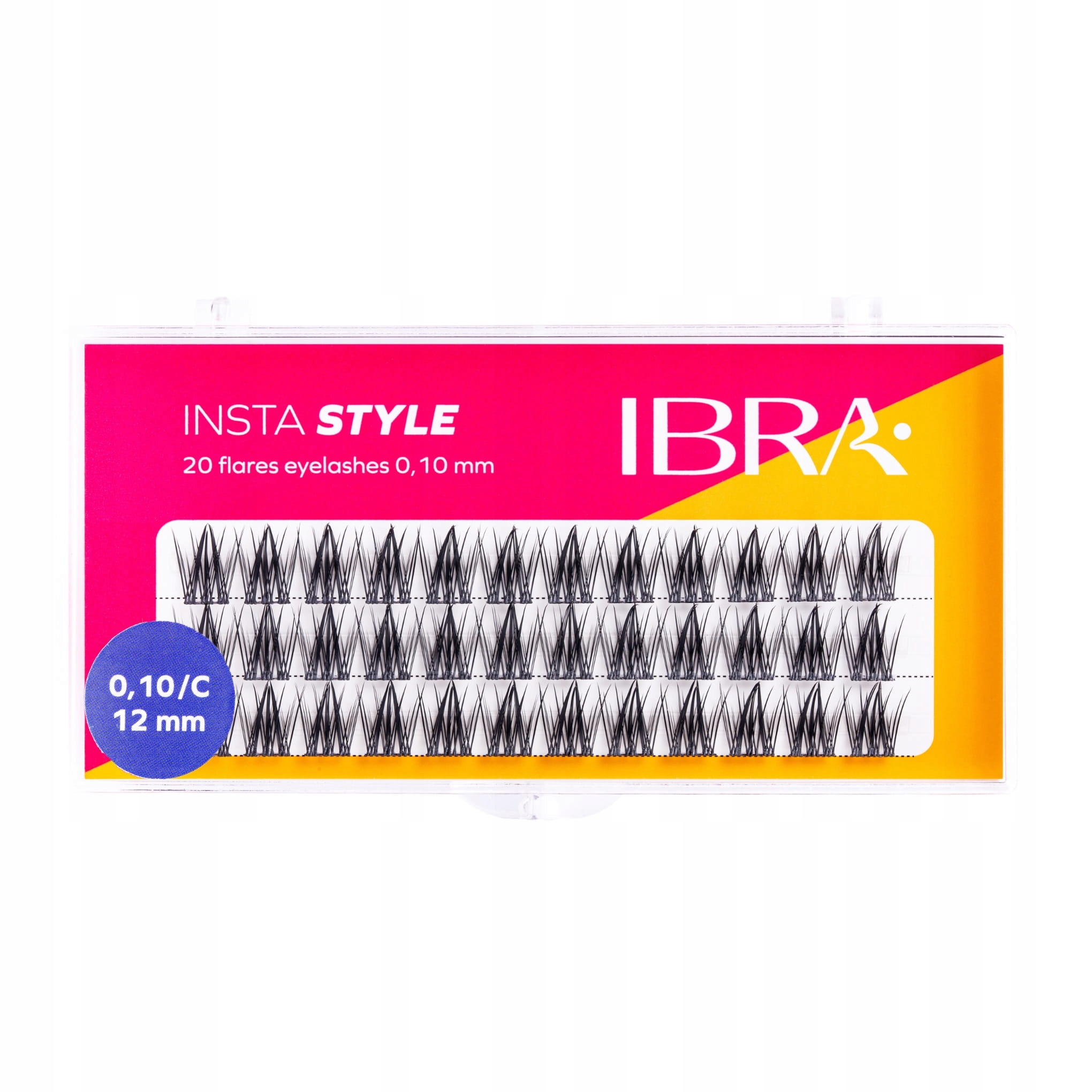 Kępki rzęs Insta Style 12 mm – Nowoczesny efekt w zasięgu ręki