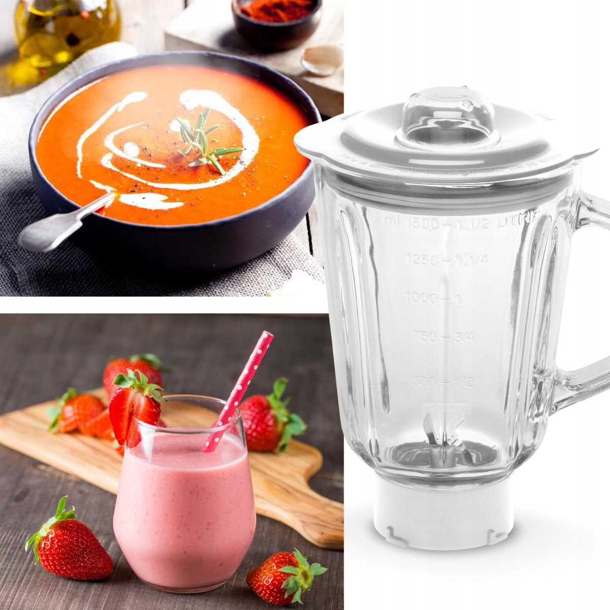 Funkcje przygotowywania zup, sosów, koktajli i smoothie