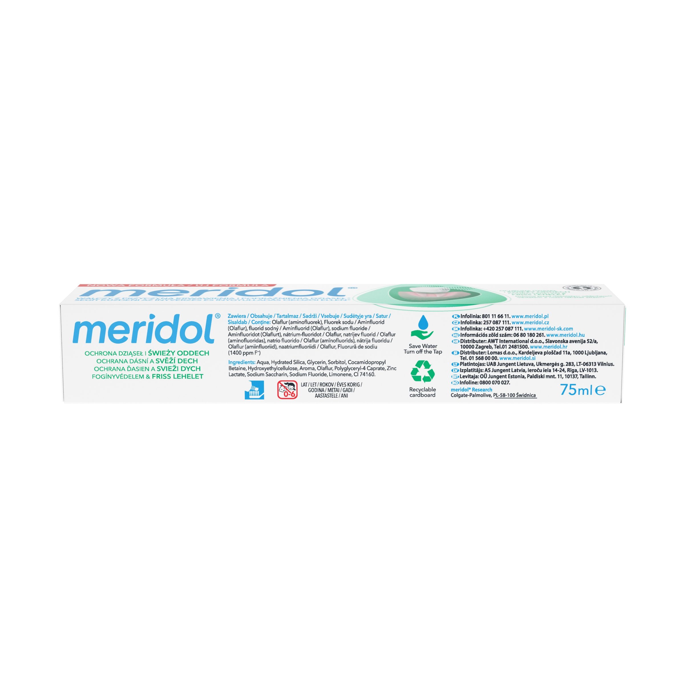 Meridol Pasta do zębów Fresh Breath 75 ml – Skuteczna ochrona dla zdrowych dziąseł