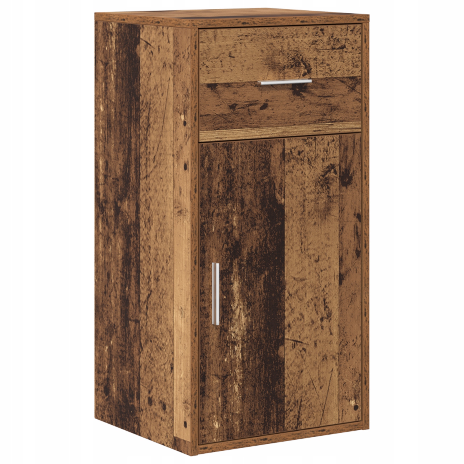 Biurko narożne Stare drewno 102x88x75 cm Lumarko – Idealne do Twojego biura