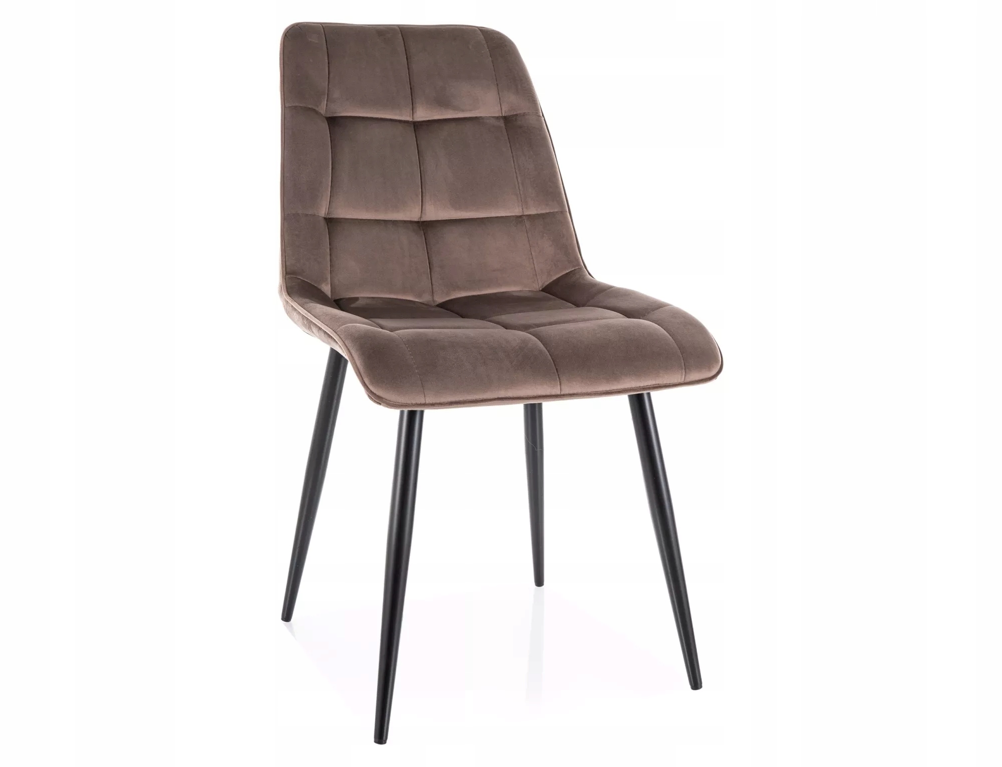 Krzesło Chic Velvet Cappuccino – Elegancja i komfort w Twoim wnętrzu