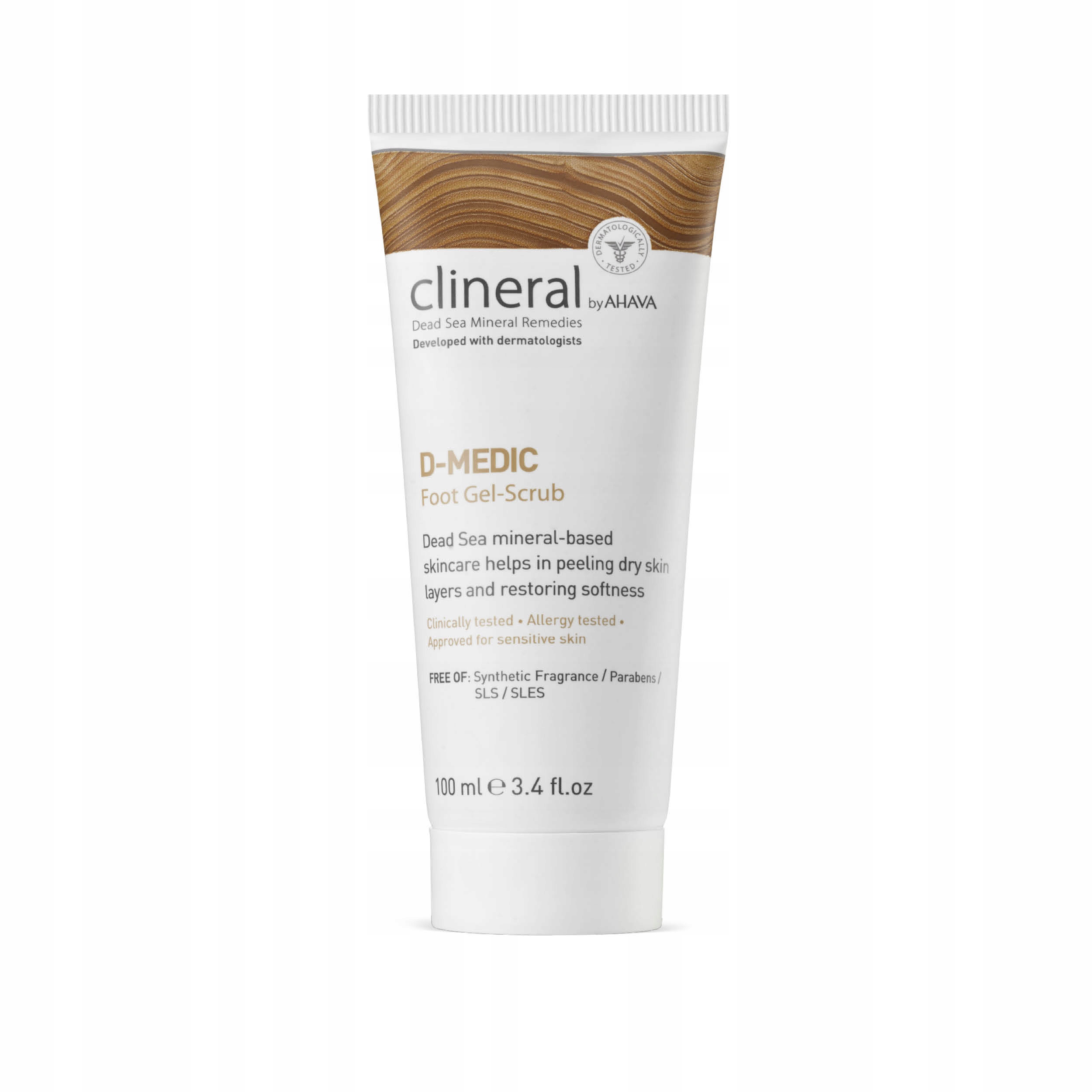 AHAVA Clineral D-Medic Peeling do Stóp 100 ml – Naturalna pielęgnacja dla Twoich stóp