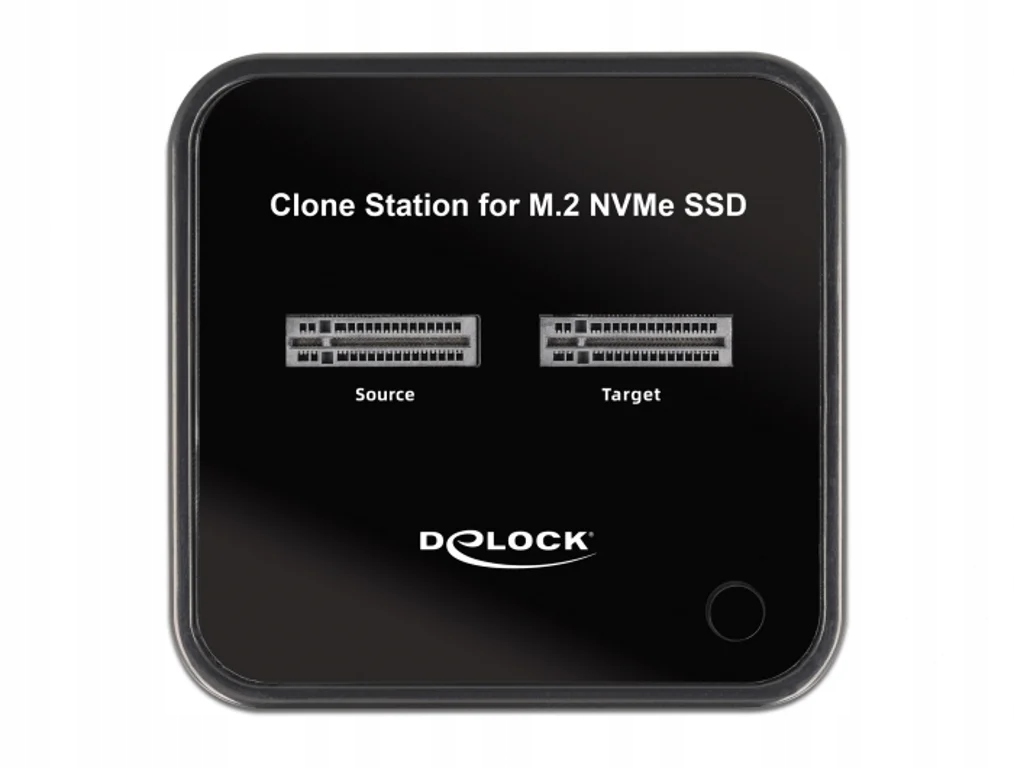 DeLOCK 64177 stacja dokująca do dysków twardych USB 3.2 Gen 2 (3.1 Gen 2) Type-C Czarny – Wydajność i styl w jednym