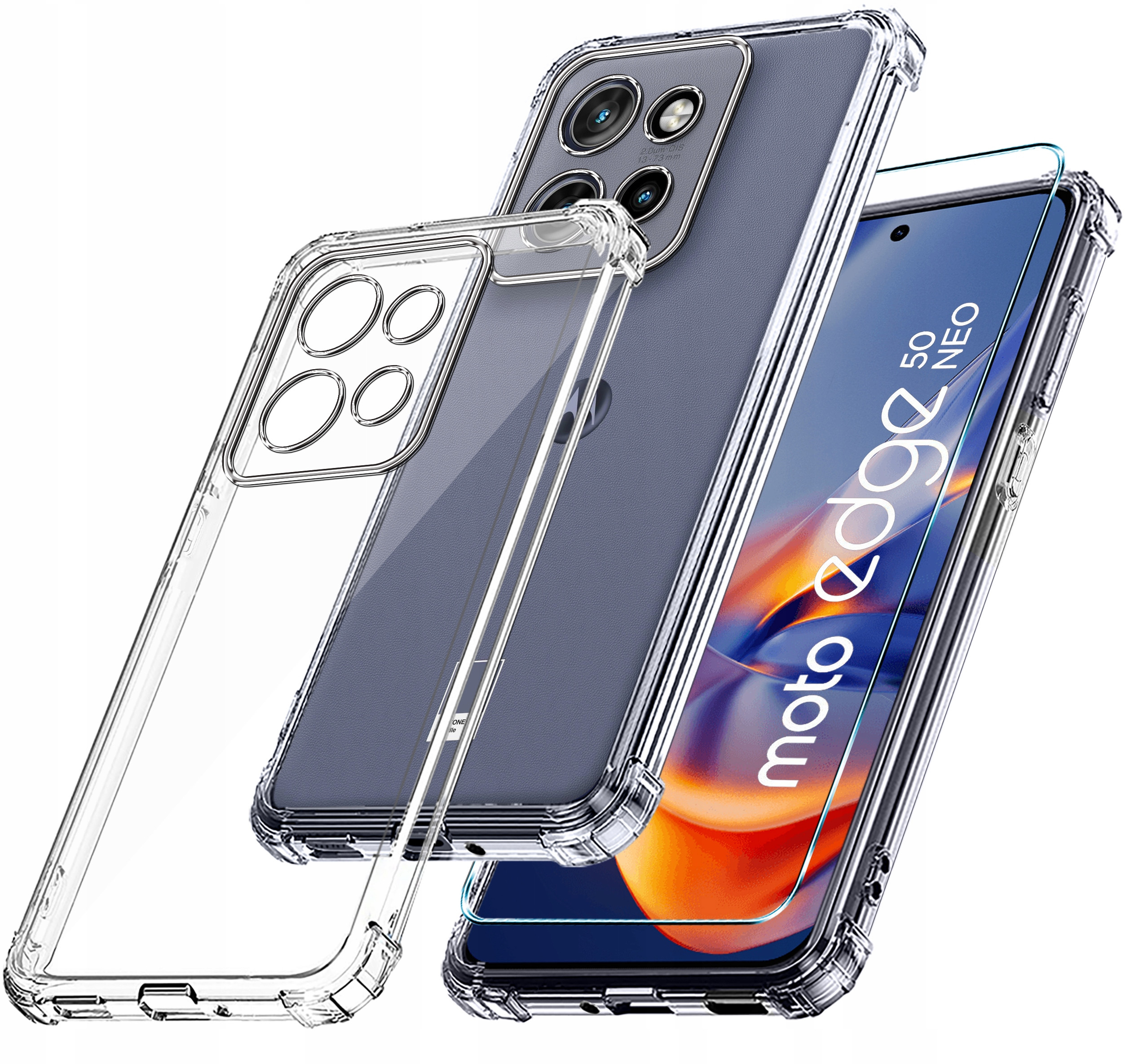 Etui do Motorola EDGE 50 Neo ANTI-SHOCK CLEAR CASE – Ochrona i styl w jednym