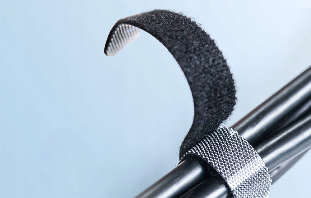 Wytrzymała konstrukcja z mocnego nylonowego rzepu