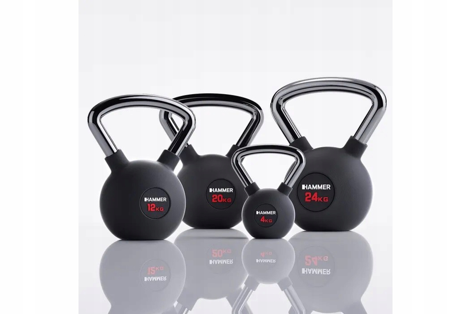 Kettlebell Gumowany Premium 4 kg – Idealne narzędzie do treningu w domu i na siłowni