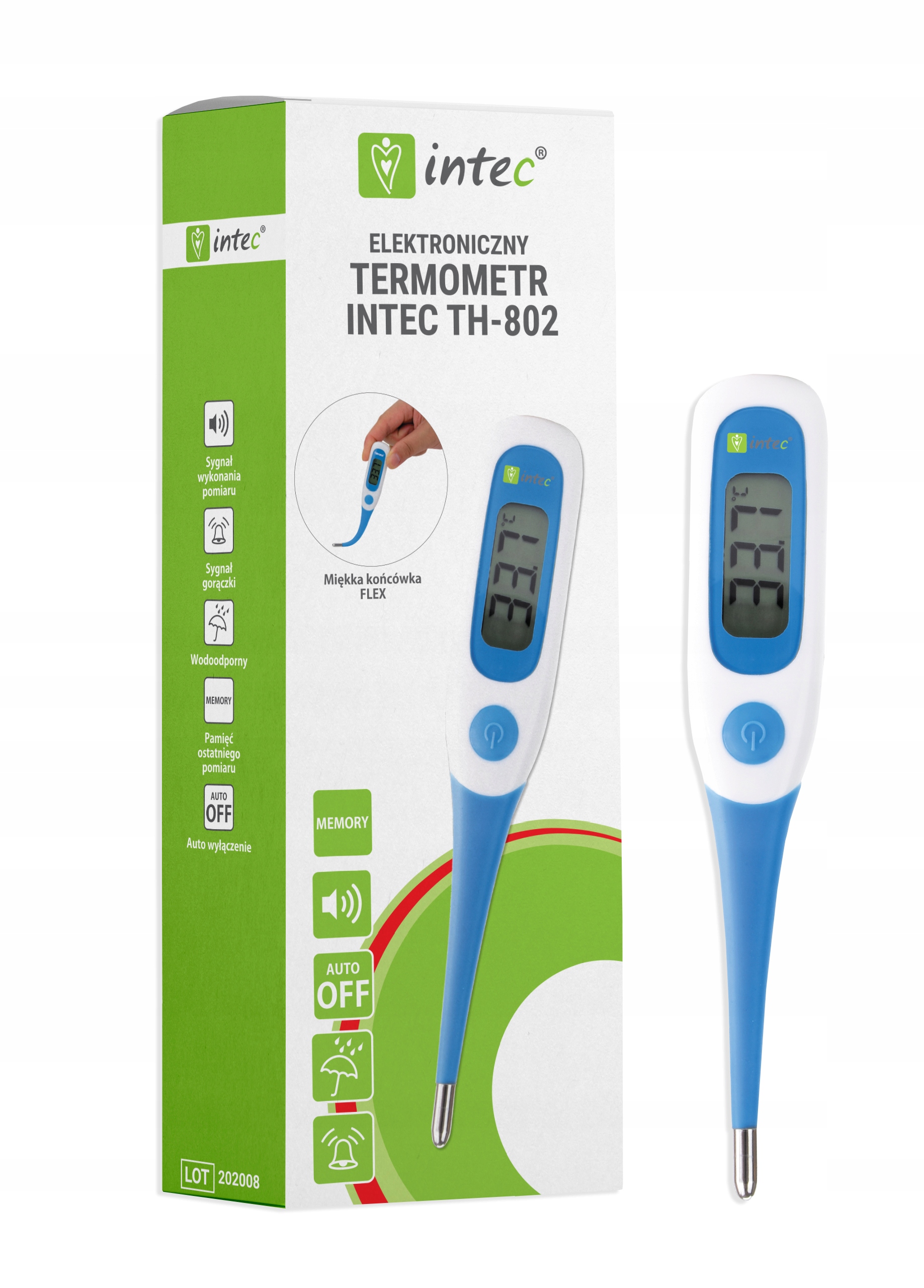 Termometr elektroniczny TH-802 – Niezbędny w każdej domowej apteczce