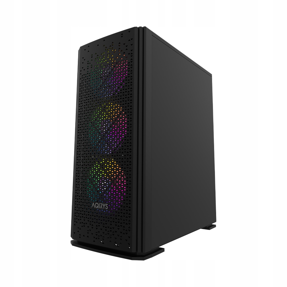 AQIRYS Obudowa do komputera GACRUX black – Futurystyczny design i funkcjonalność
