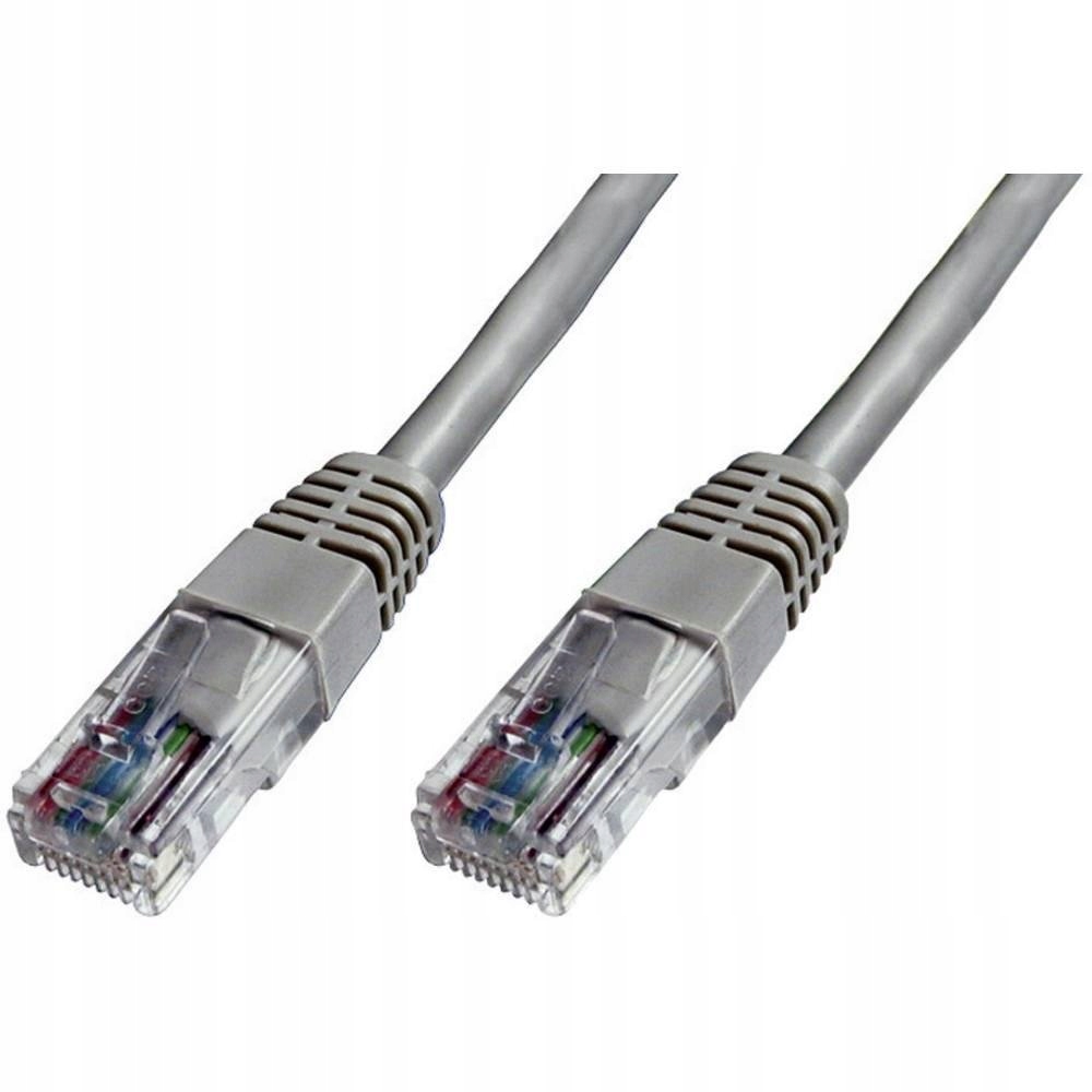 Patch cord UTP kat. 5e 20m PVC szary – Niezawodne połączenie w sieci