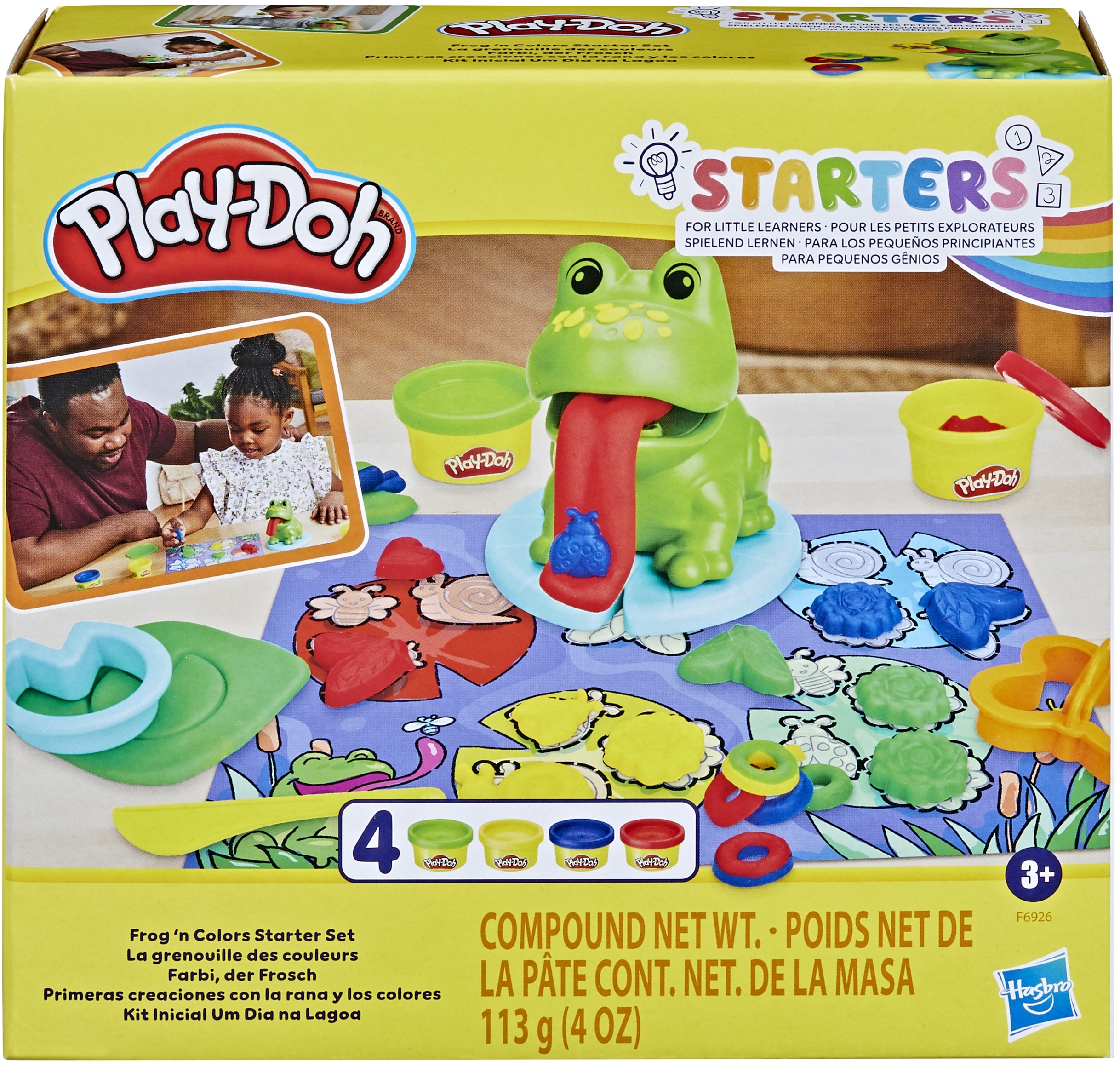 Zestaw 'Frog and Colors' – Kreatywna zabawa z ciastoliną Play-Doh