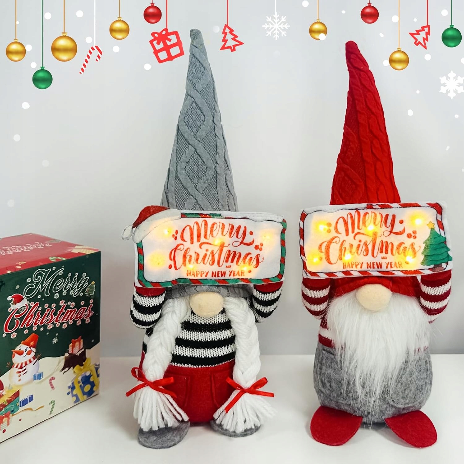 Świąteczny Skrzat Krasnal Elf Gnom Duży – Idealna dekoracja na święta