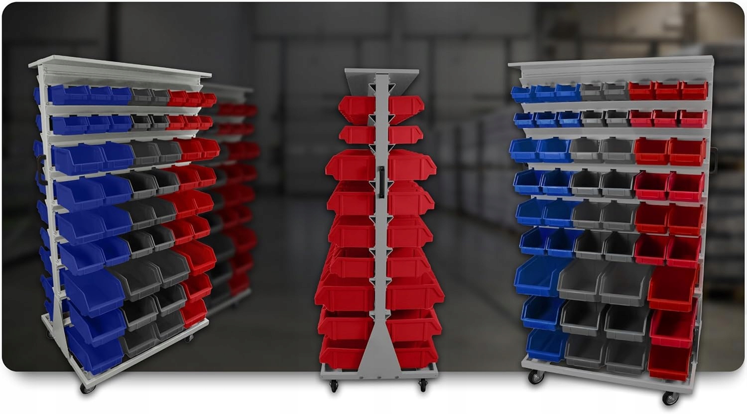 Leomar Wózek do pojemników warsztatowych – Idealne rozwiązanie dla Twojego warsztatu