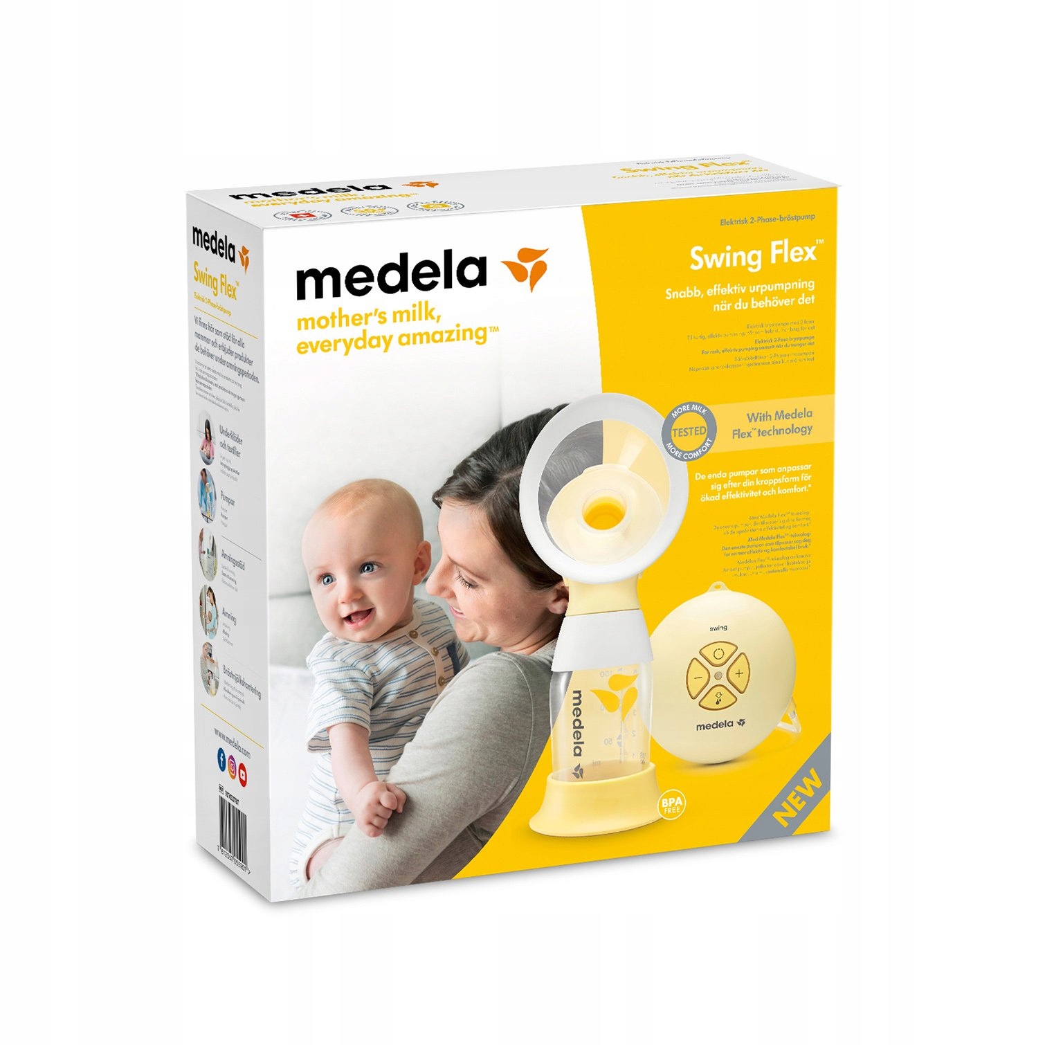 MEDELA SWING FLEX ELEKTRINIS PIENTRAUKIS – Innowacyjny laktator elektryczny dla mam