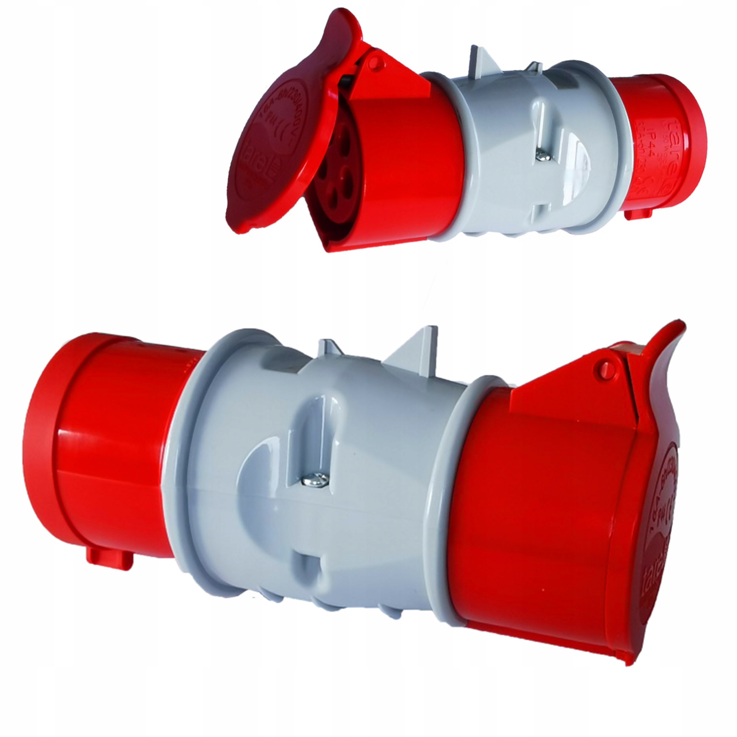 Adapter siłowy Scame 32A/5st + gniazdo 16A/5st 600 – Niezawodne połączenie zasilania