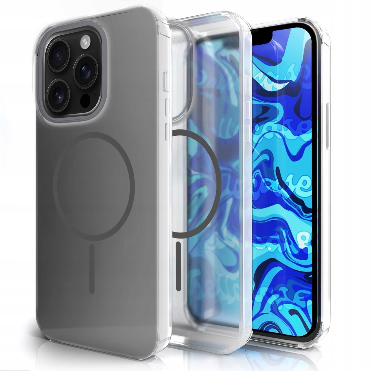 Etui Do Magsafe Do Apple iPhone 16 Pro Max – Przezroczysta ochrona z funkcją turbodoładowania