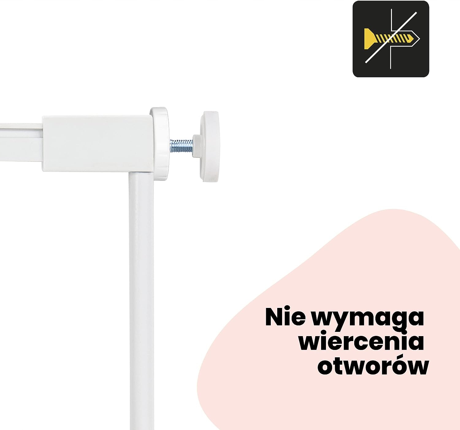 Łatwy montaż bez wiercenia – Idealne rozwiązanie dla rodziców