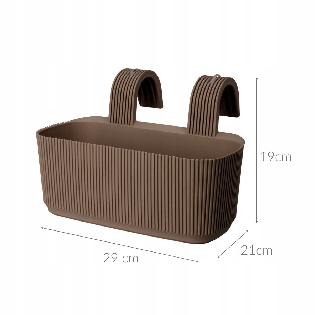 Praktyczny uchwyt do zawieszenia na balustradzie