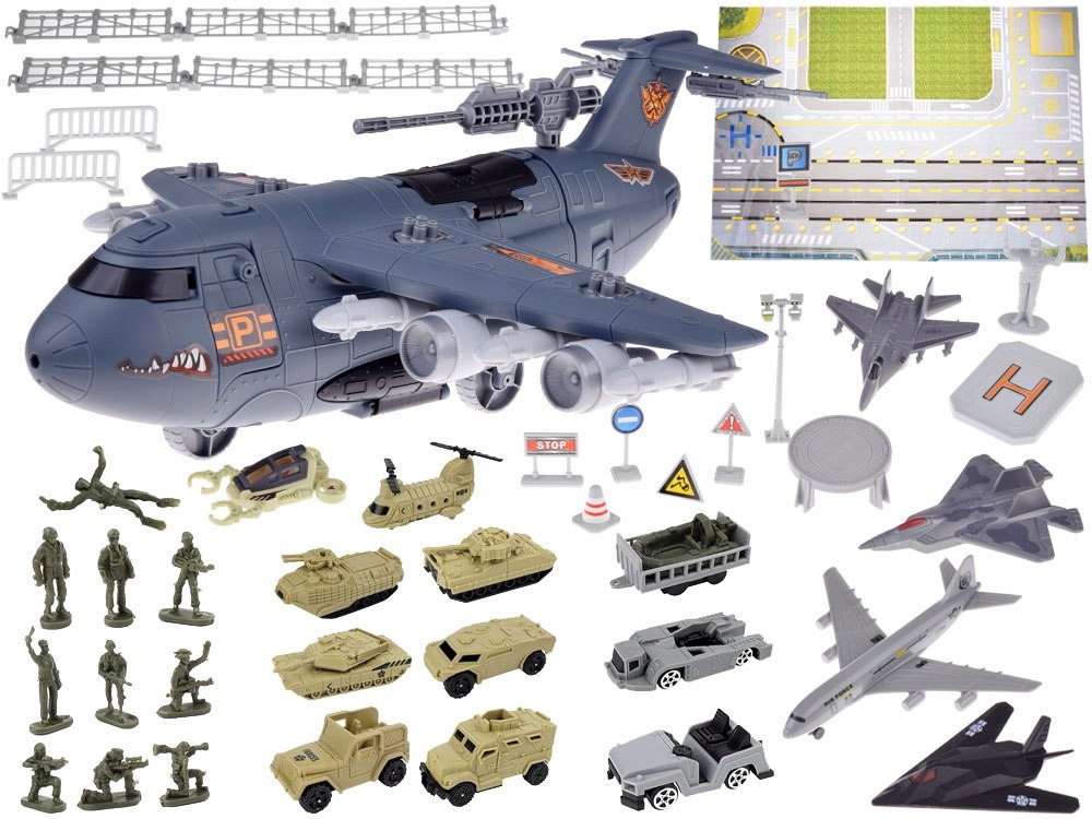 Interaktywna mata z pasami drogowymi i startowymi