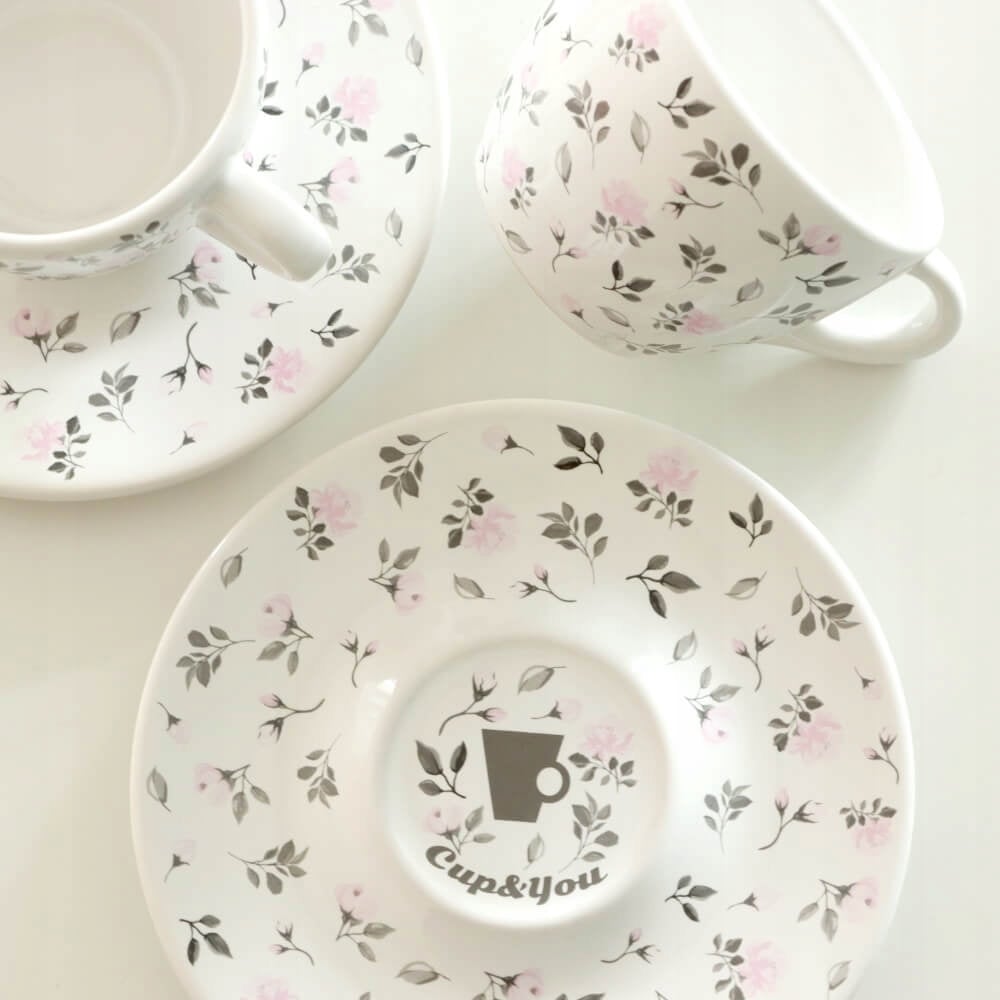 Porcelana made in Poland filiżanka + podstawka Technika wykonania inny