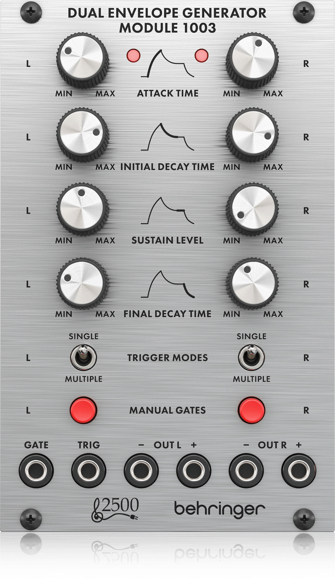 Behringer 1003 DUAL ENVELOPE GENERATOR – Moduł syntezatora modularnego serii 2500