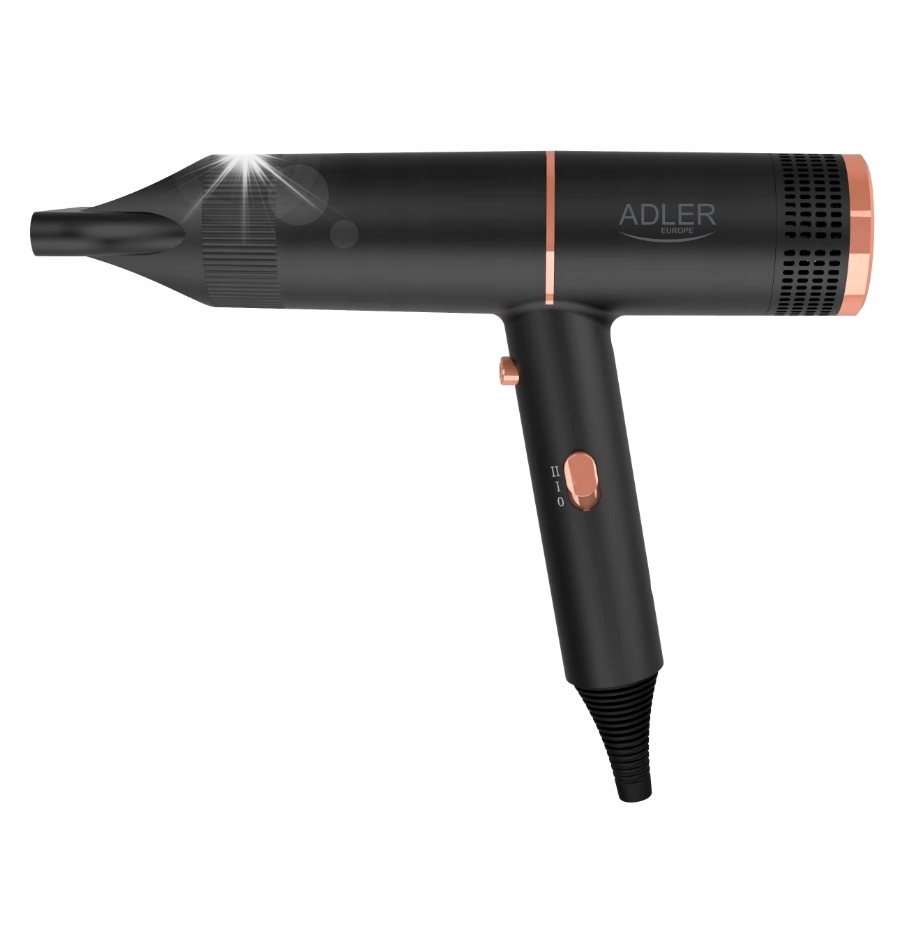 Suszarka do włosów 1400W z jonizacją i zimnym nawiewem – Idealna do stylizacji