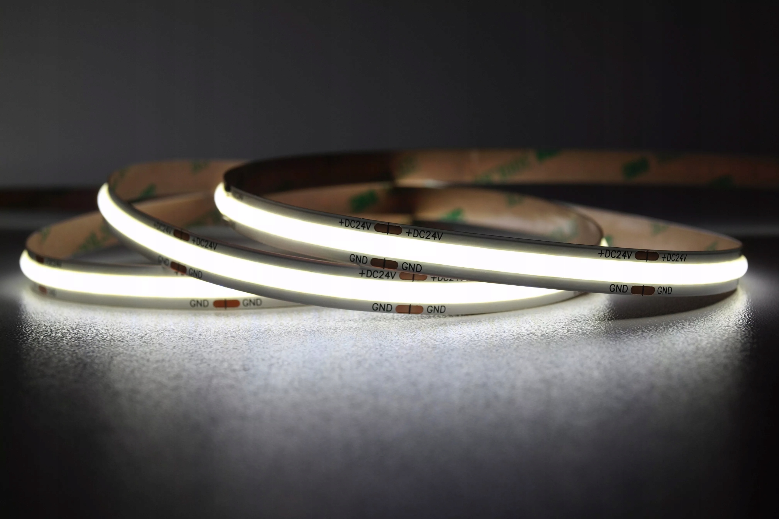 Profesjonalna taśma LED typu COB, 12W 480 chips/m, 6500K – Idealne oświetlenie do wnętrz