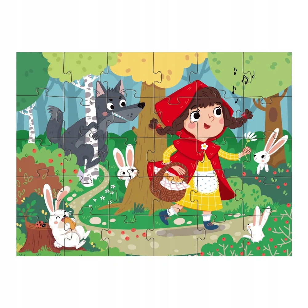 Kolorowe ilustracje z ulubioną bohaterką bajki