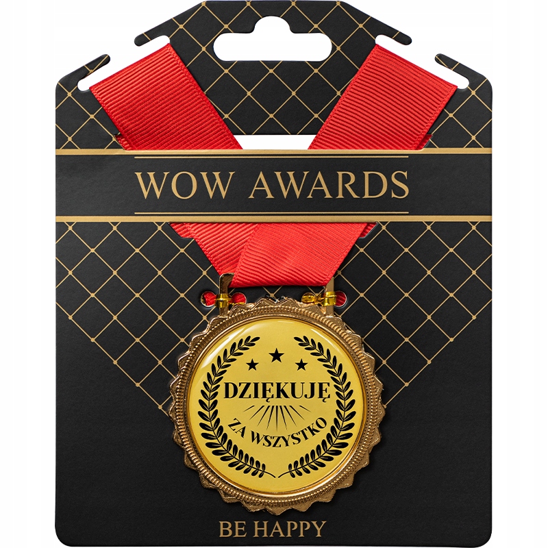 Medal na prezent Dziękuję – Elegancki upominek na każdą okazję